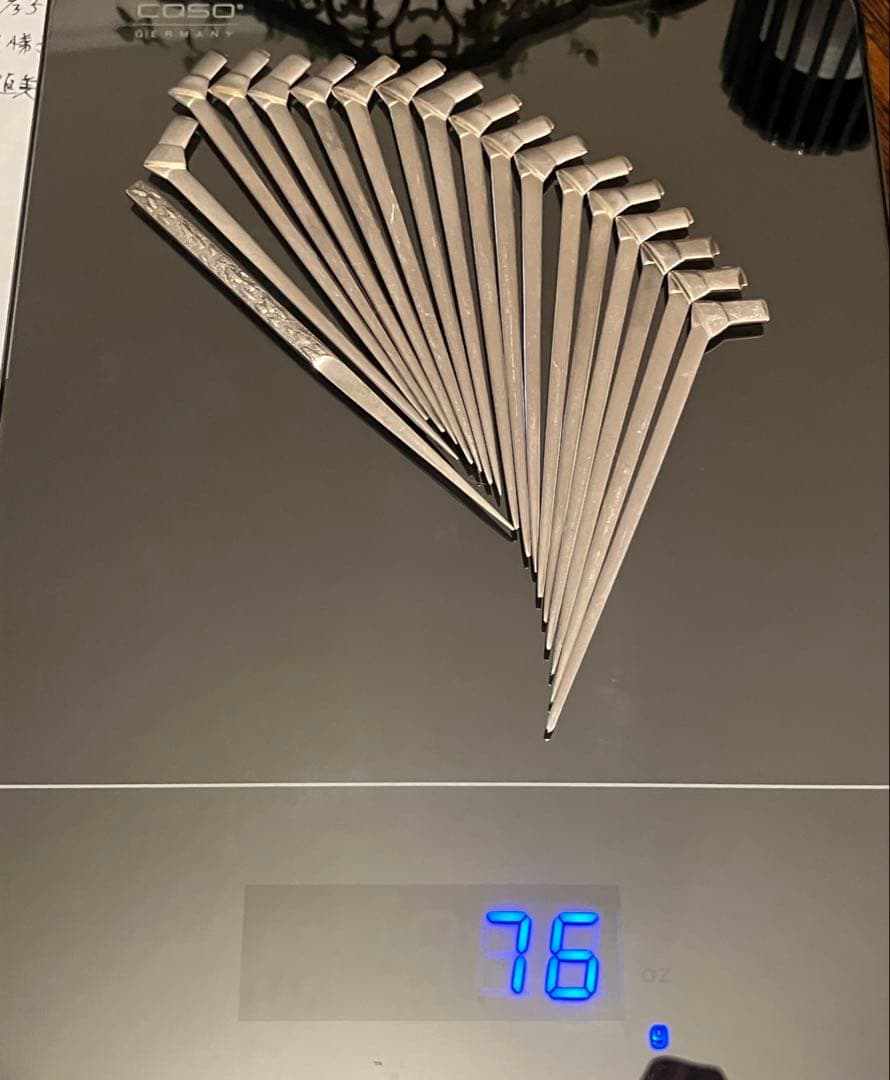 銀製　silver 18本セット