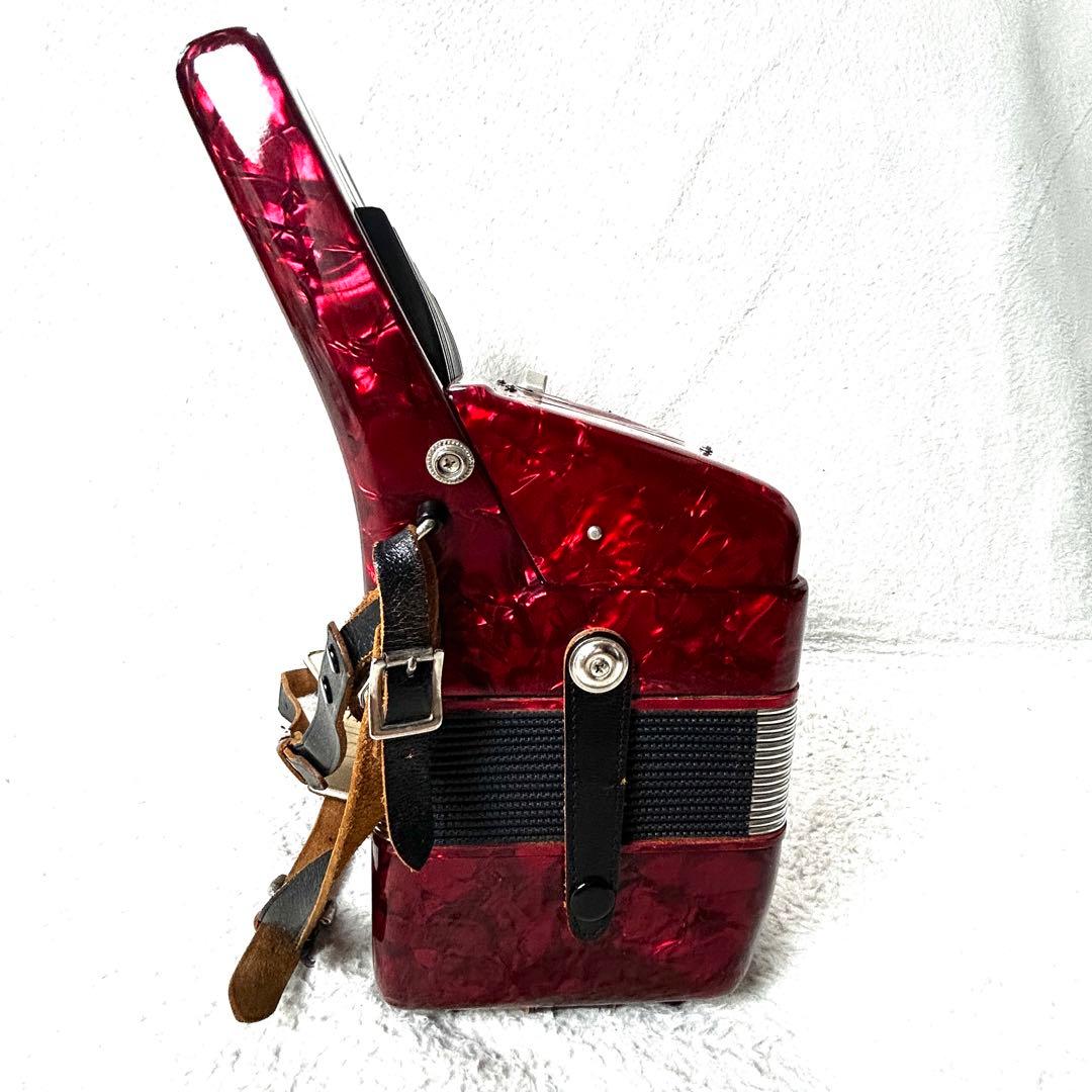 YAMAHA ヤマハ アコーディオン S-32 レッド 純正ケース付き