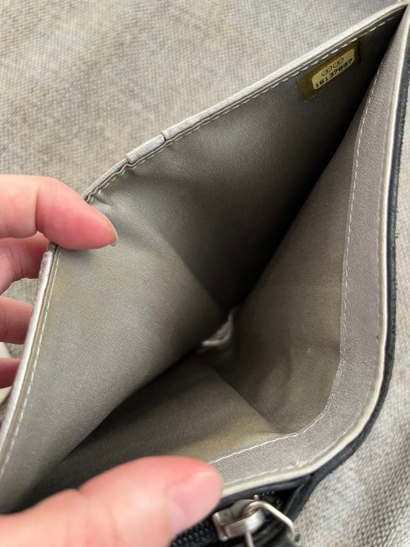 CHANEL カメリア　二つ折り財布　ブラック　正規品