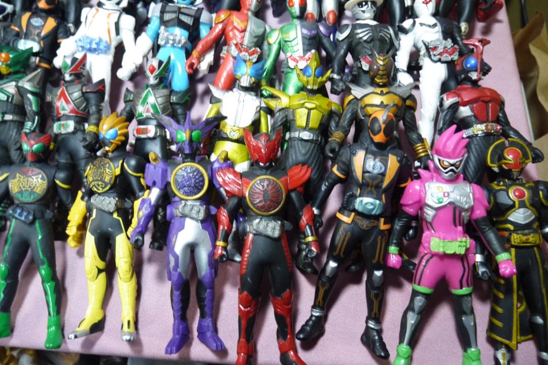 ライダーヒーローシリーズ　ビッグサイズソフビフィギュア　113体セット