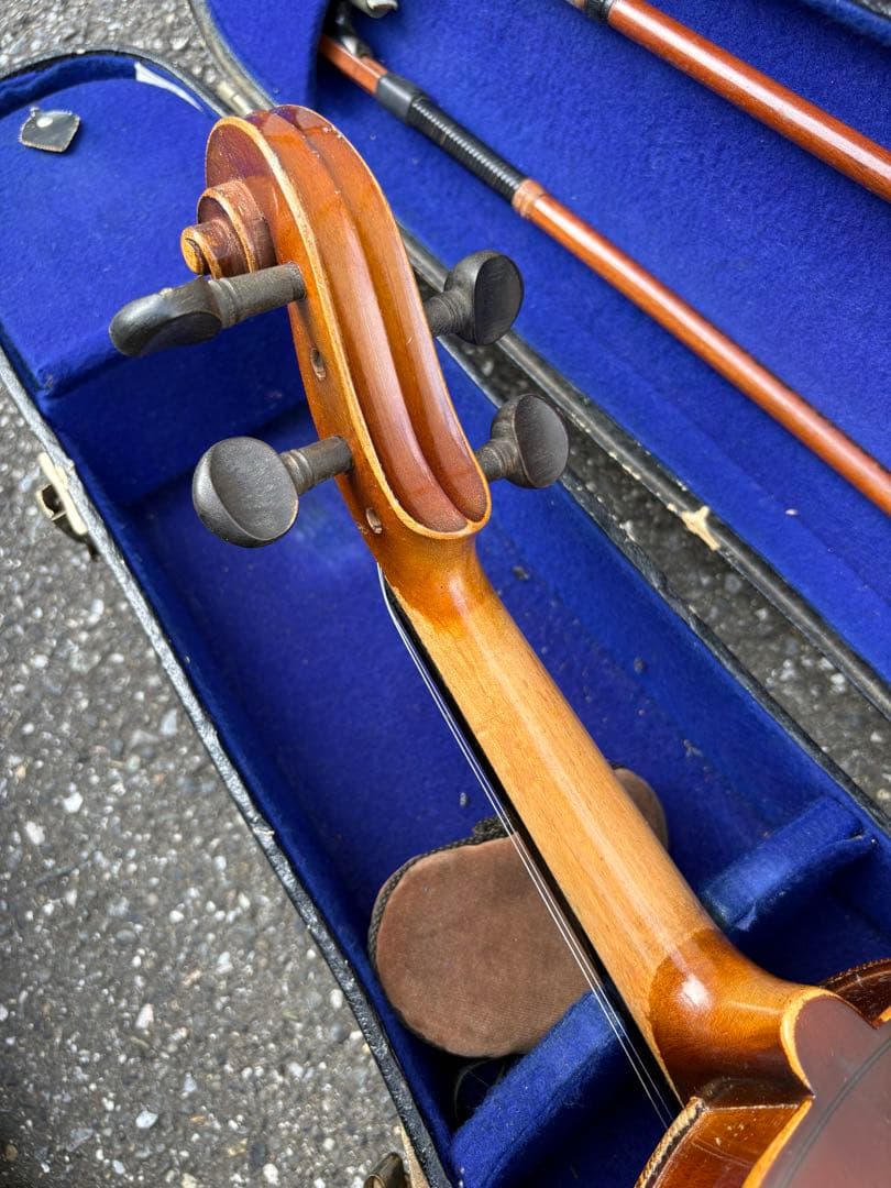 【現状品】バイオリン　ケース付き　年代物