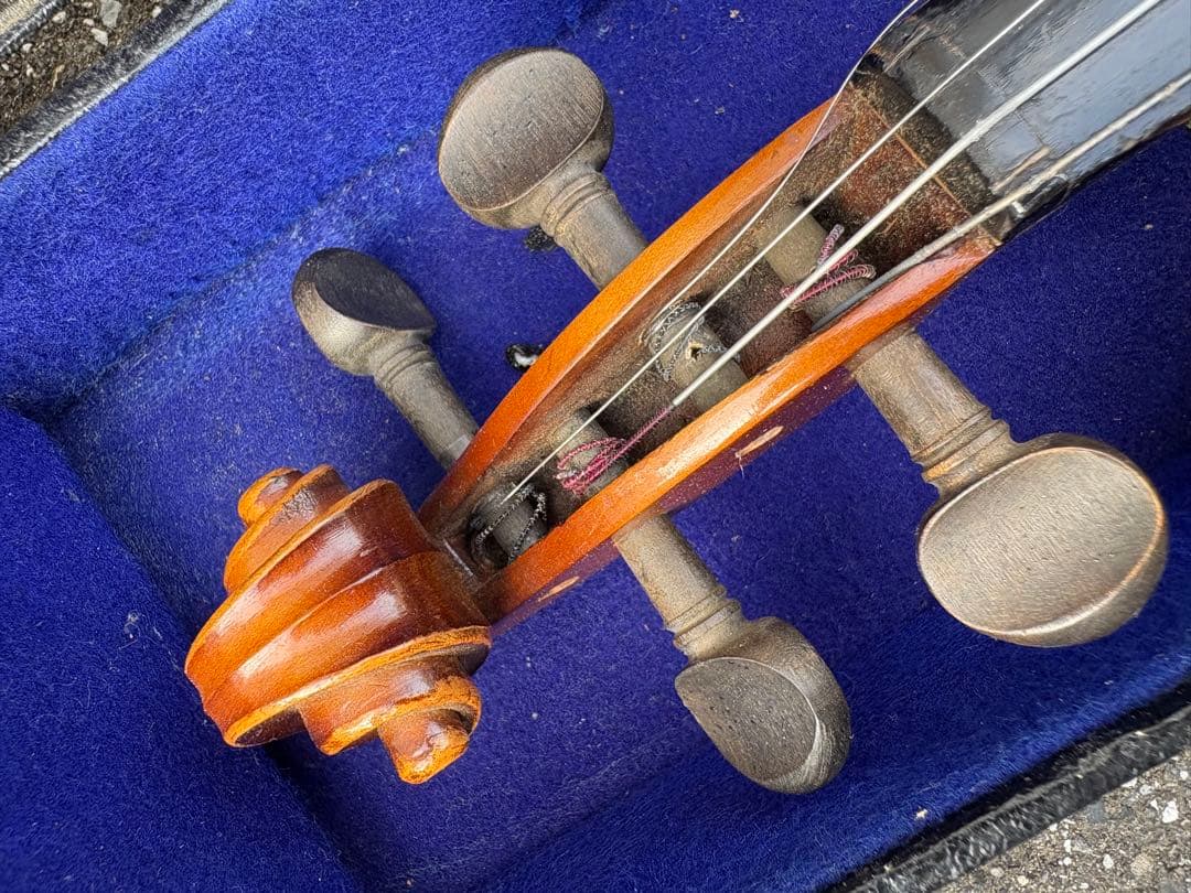 【現状品】バイオリン　ケース付き　年代物