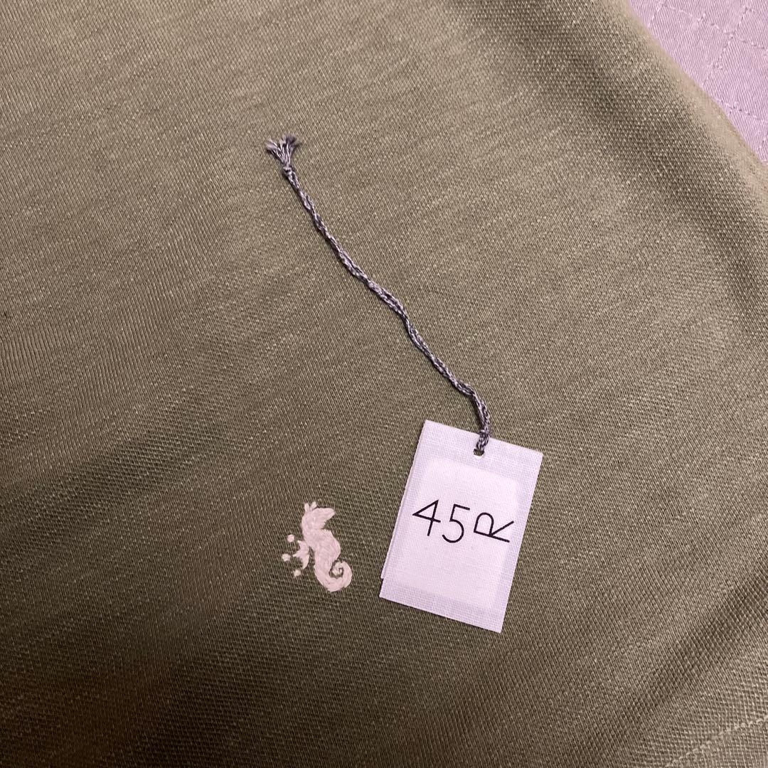 ４５Ｒ　ジンバブエコットンポロシャツ　カーキ