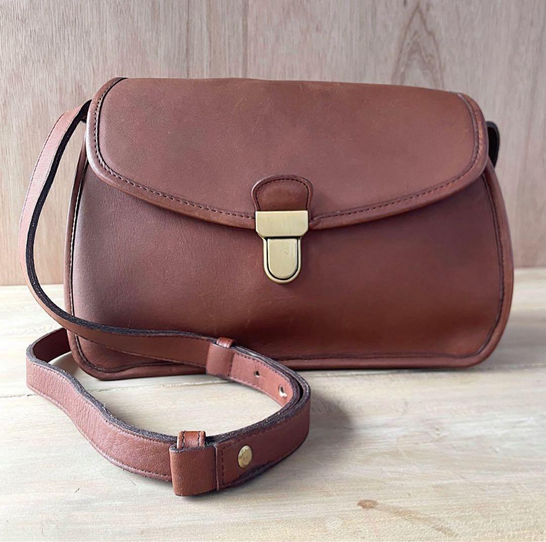 希少 オールドコーチ ショルダーバッグ ブラウン OLD COACH 9815