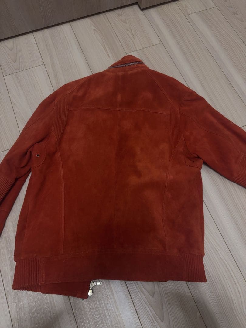 LOVELESS オレンジ スエード シングルライダースジャケットM