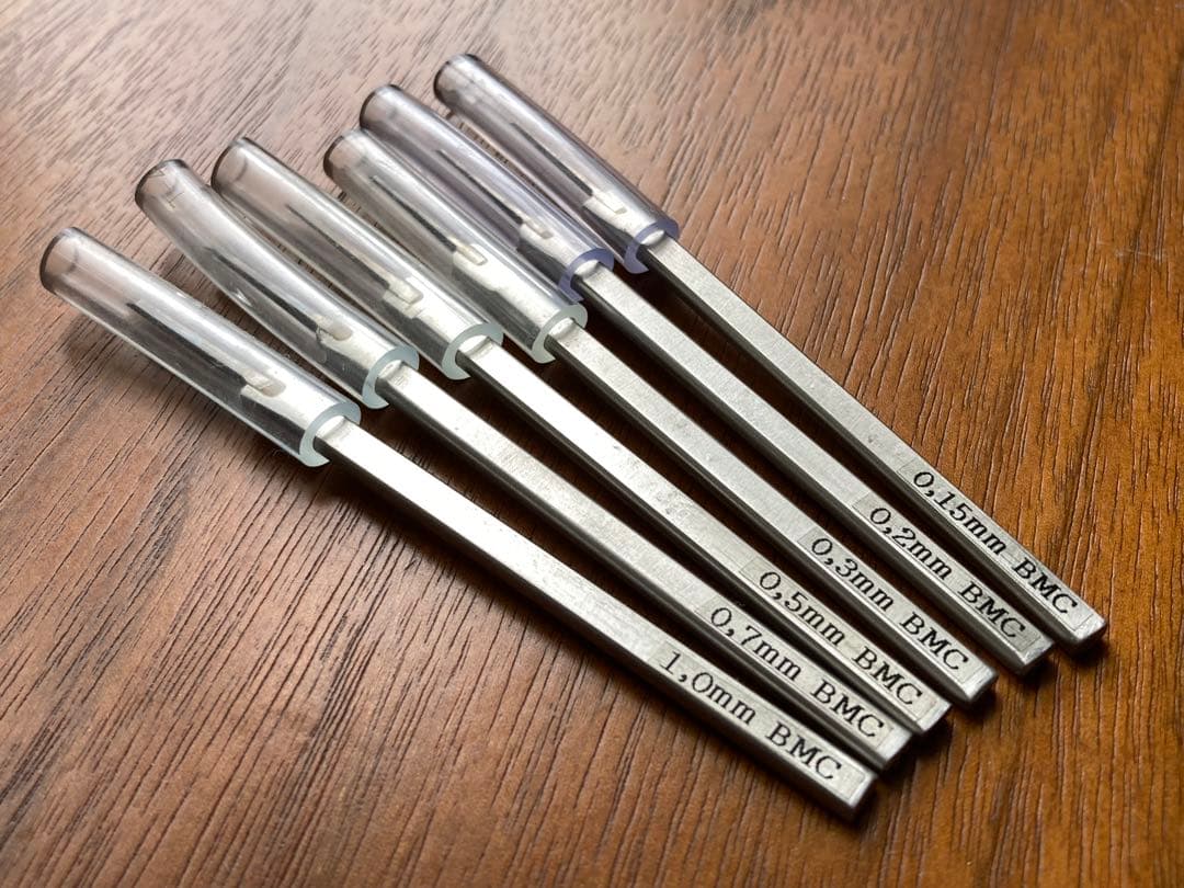 d*7様 スジボリ堂　BMCタガネ 6本セット