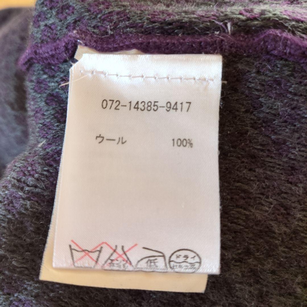 紫色リブ編みフレアスカート 、 エトロ 、ニット