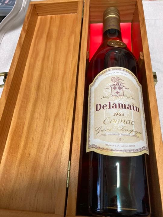 #希少#限定高級コニャック　ブランデー1963年　老舗デラマン社