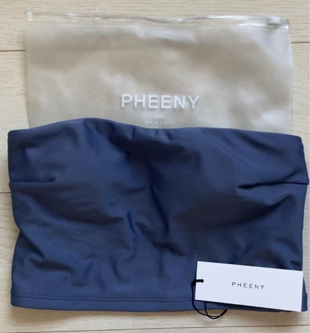 新品未使用 PHEENY スイムウェア 水着 チューブトップ オールインワン