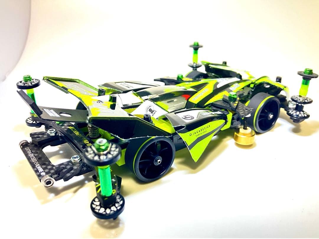 ミニ四駆　完成品　MSフレキ　ハリケーンソニック　フルカウル