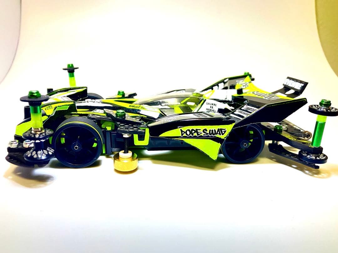 ミニ四駆　完成品　MSフレキ　ハリケーンソニック　フルカウル