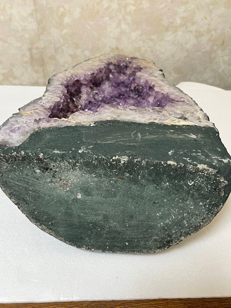 ブラジル産　アメジストクラスター 約14.54Kg 高さ台座込み約52cm