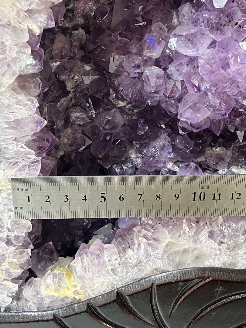 ブラジル産　アメジストクラスター 約14.54Kg 高さ台座込み約52cm