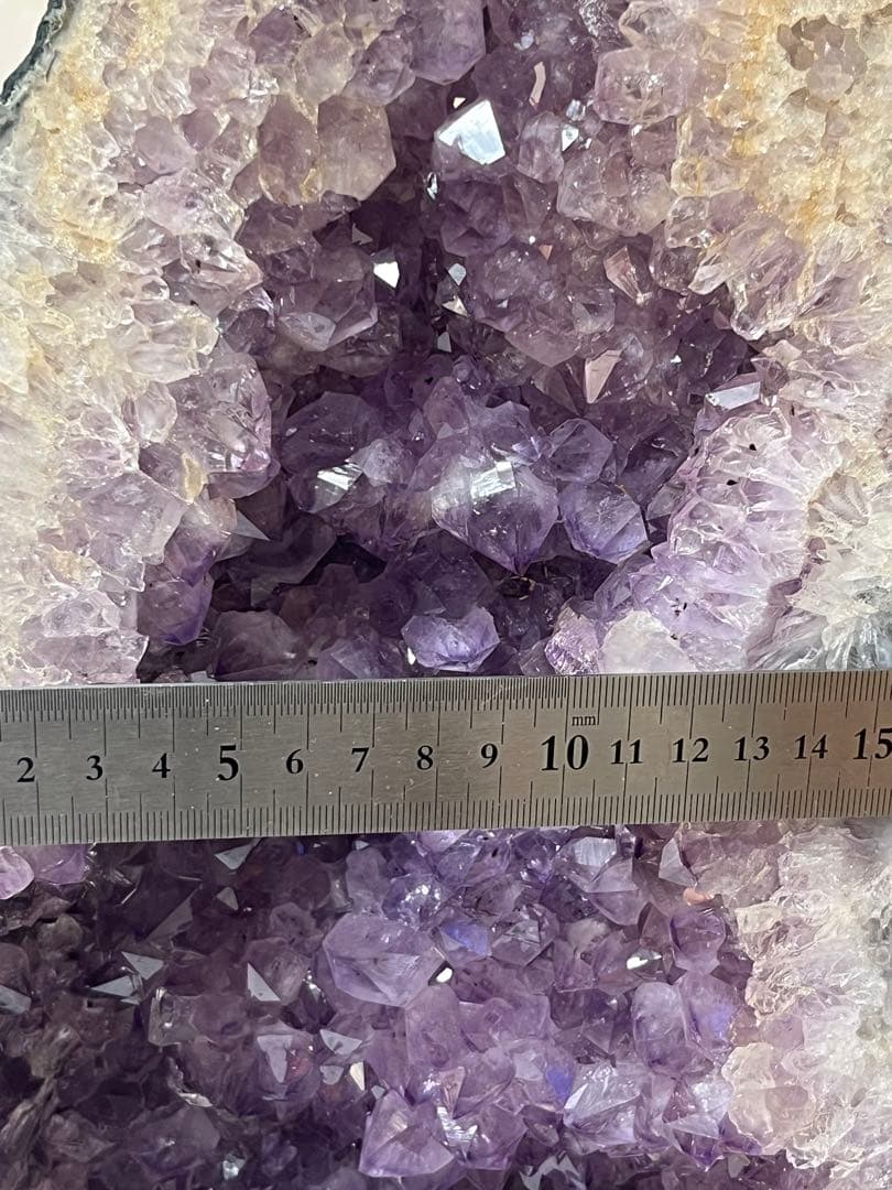 ブラジル産　アメジストクラスター 約14.54Kg 高さ台座込み約52cm