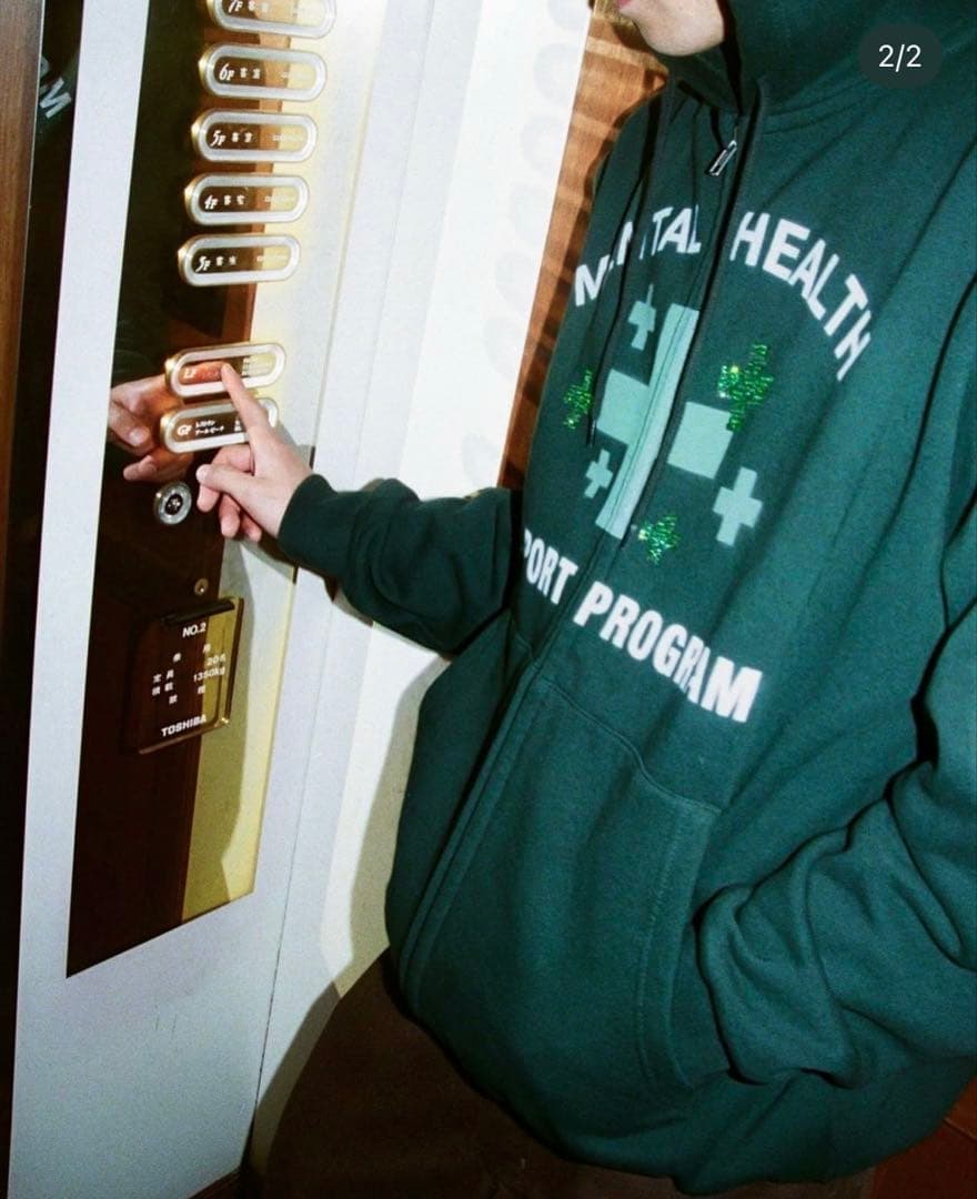 トップス LIFEMANIA Mental Support Zip Hooeie