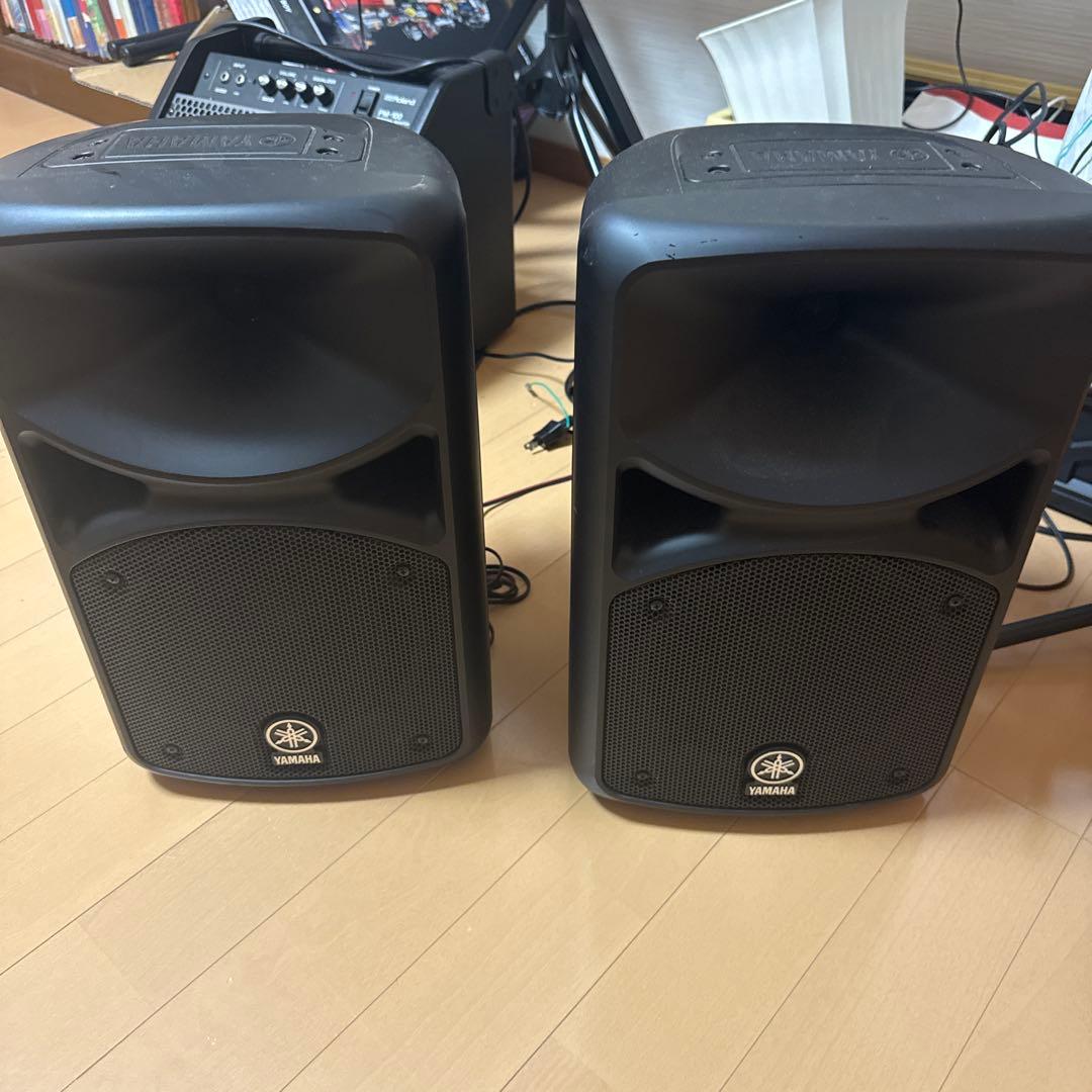 STAGEPAS 400BT ポータブルPAシステム 2スピーカー　スタンド付き