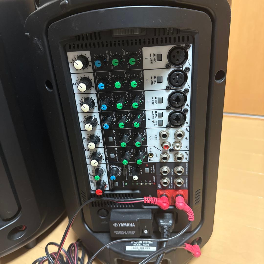 STAGEPAS 400BT ポータブルPAシステム 2スピーカー　スタンド付き