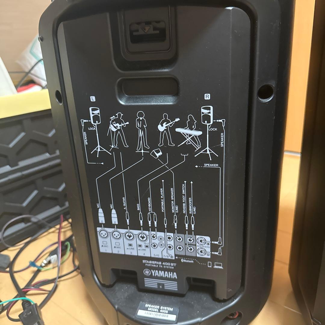 STAGEPAS 400BT ポータブルPAシステム 2スピーカー　スタンド付き
