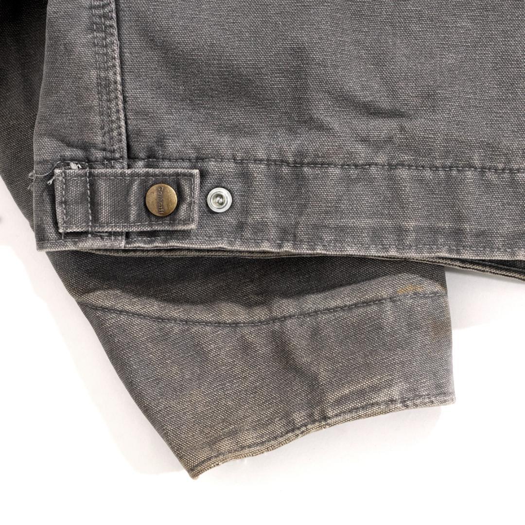 カーハート ダック デトロイトジャケット 2XL フェードブラック　墨黒