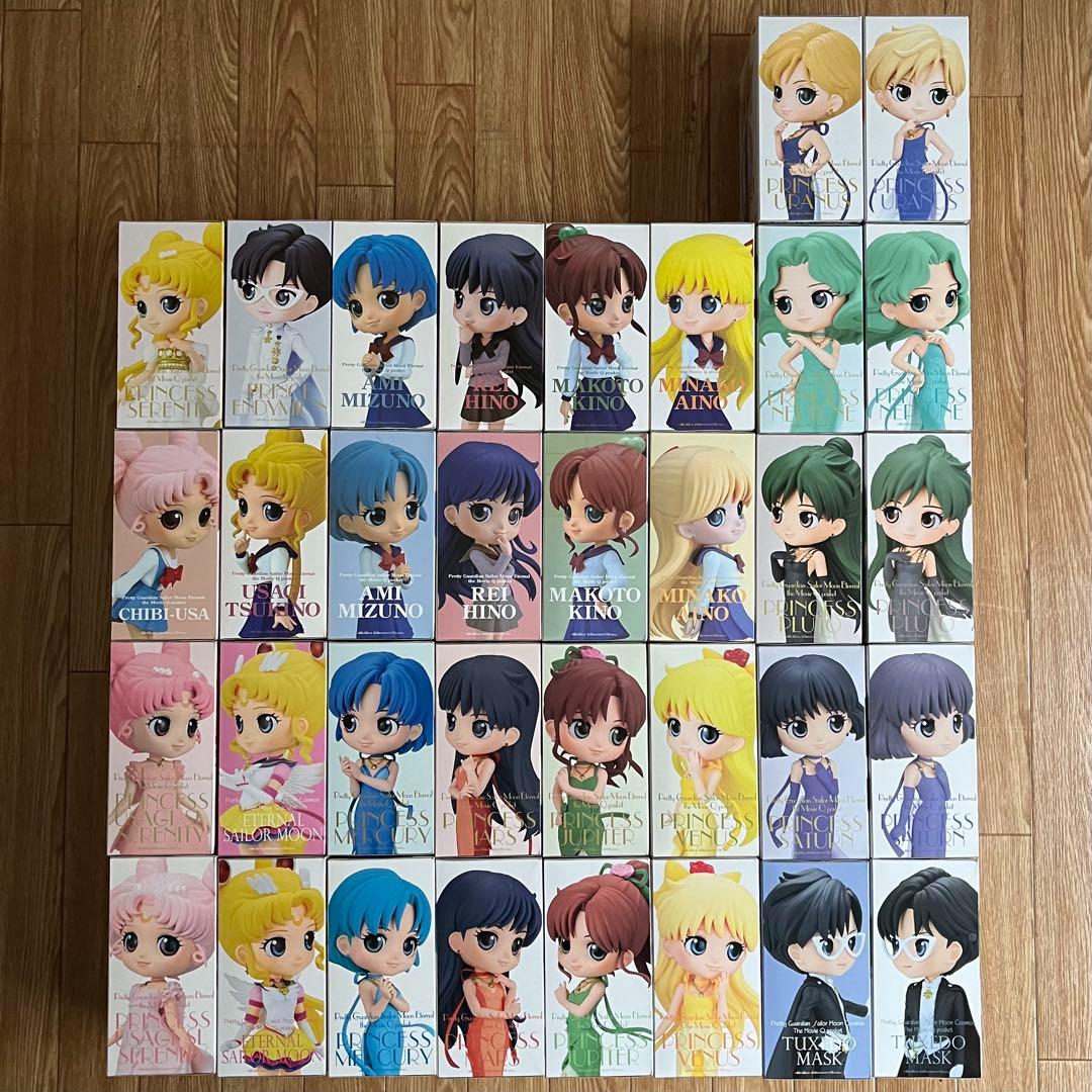 【未開封】セーラームーンQposket フィギュア 34体セット