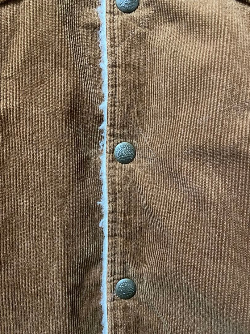 COOTIE コーデュロイボアジャケット　キャメルブラウン　Lサイズ