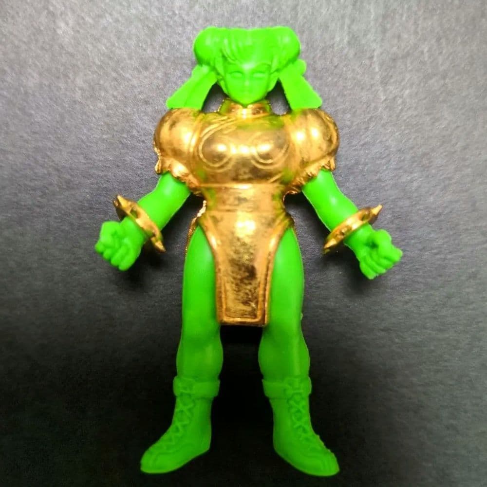 ストリートファイター　春麗　キン肉マン　フルメタルファイター　クロスアップ　消し