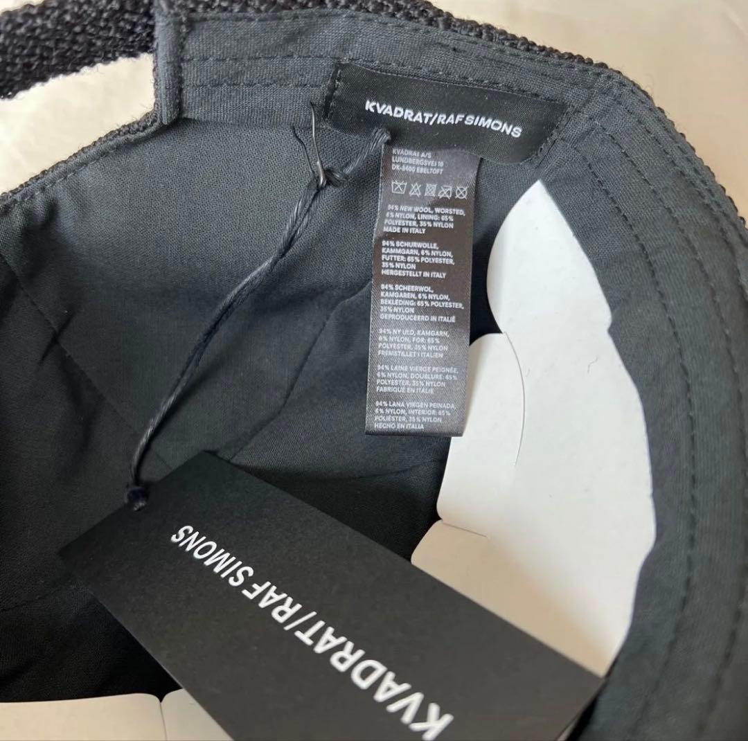 mem様　RAF SIMONS KVADRAT ラフシモンズ　キャップ