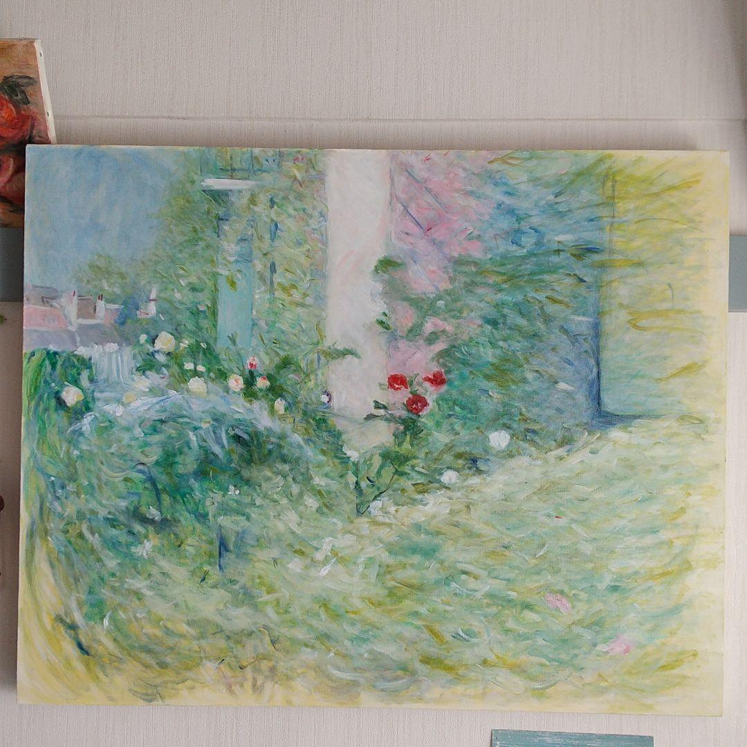 油絵 模写 ベルト・モリゾ F30 91X73cm