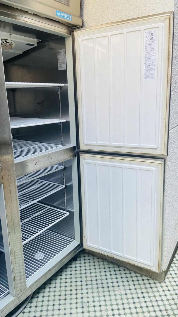 ダイワ 4ドア冷凍庫 ステンレス製