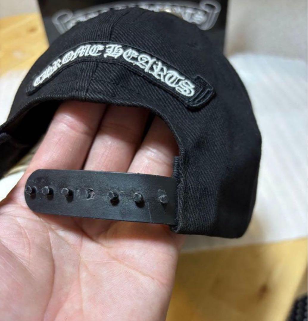 【国内正規品】クロムハーツキャップ　バーティカルロゴ　正規品　ブラック