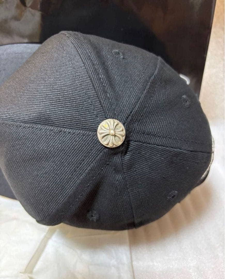 【国内正規品】クロムハーツキャップ　バーティカルロゴ　正規品　ブラック