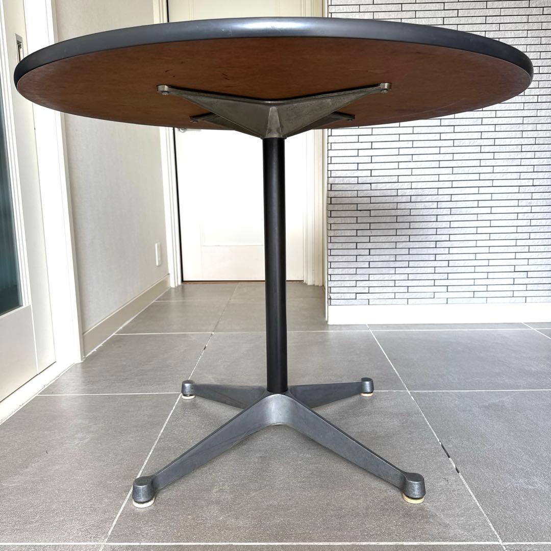 むうハーマンミラー コントラクトベーステーブル 天板直径90cm