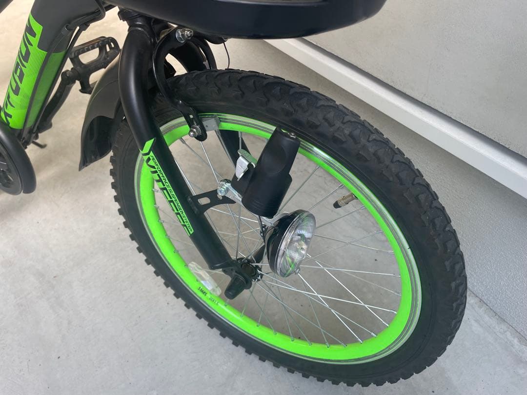 【美品】X-Fusion MT20 キッズ自転車 20インチ ブラック/グリーン