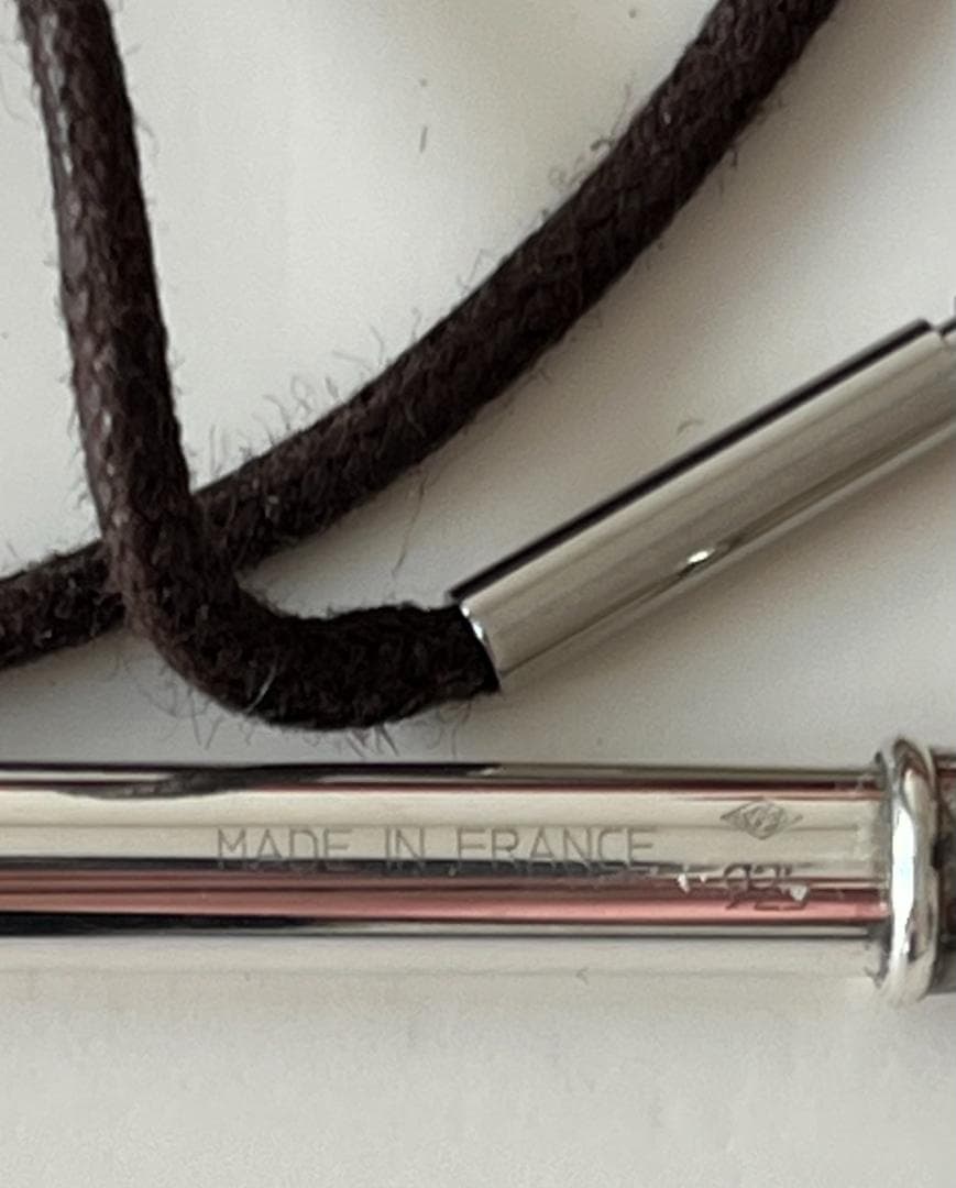 ＨＥＲＭＥＳ　エルメス　メモ帳　ネックストラップ付き　シャーペン付き　刻印あり