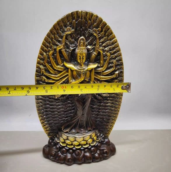 仏教美術 仏像 千手観音仏像 鎮宅辟邪 開運風水 招財 奉納 装飾品 工