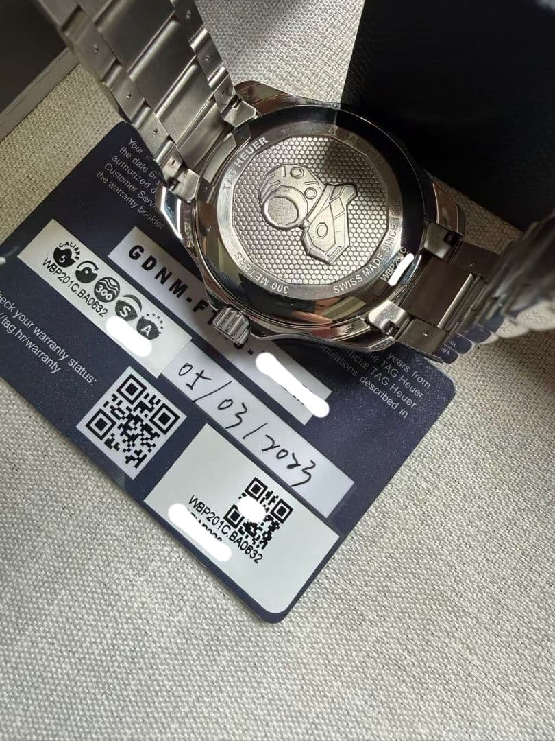 タグホイヤー アクアレーサー プロフェッショナル300 WBP201C