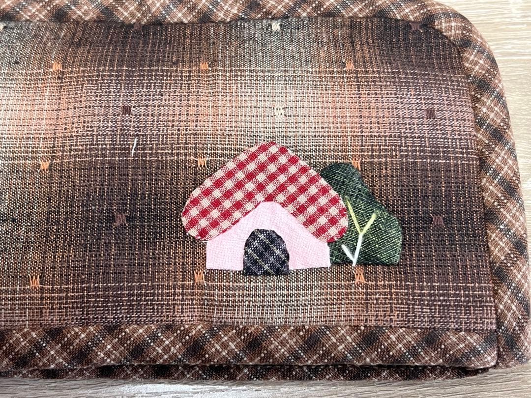 ★8700→8000★スーちゃん＆ビリーくん★ブラウン系＊ハンドメイド＊長財布＊