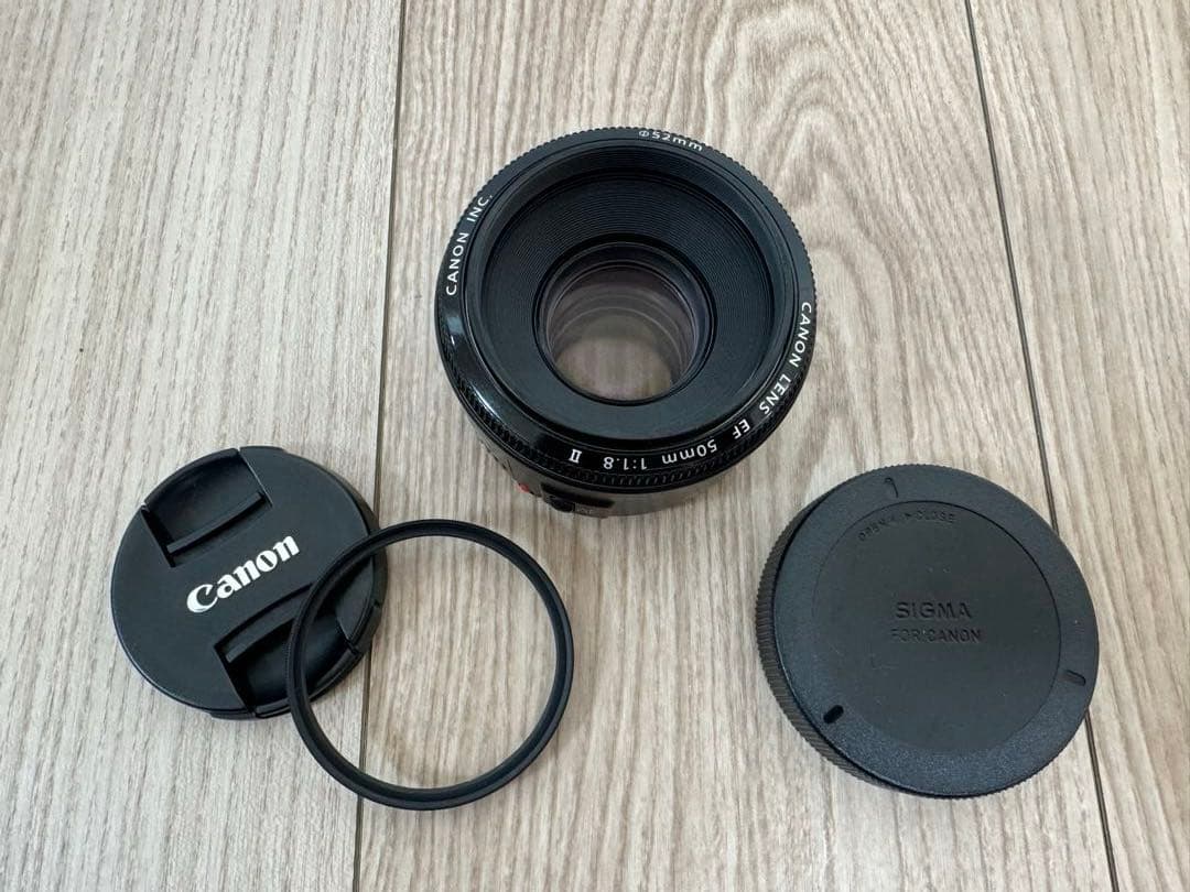 Canon EF 50mm f/1.8 II キャノン 一眼レフ 単焦点レンズ