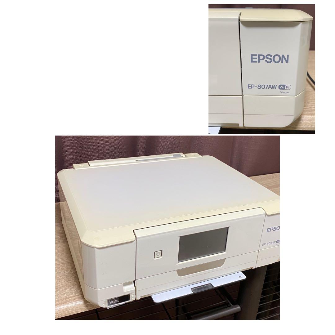 EPSON エプソン インクジェットプリンター EP-807AW 少し色に難あり