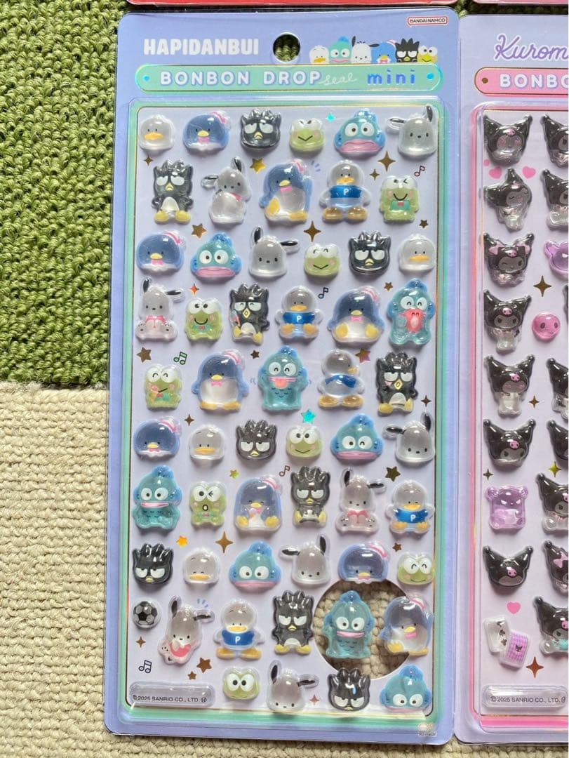 サンリオ ボンボンドロップミニシール 8枚セット