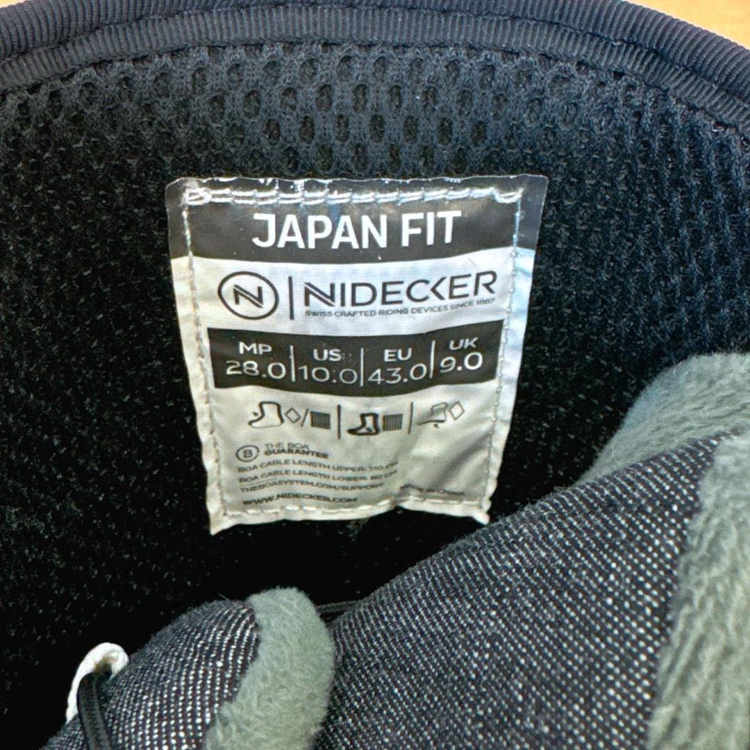 NIDECKER TRANSIT 28cm スノーボード ブーツ メンズ 美品