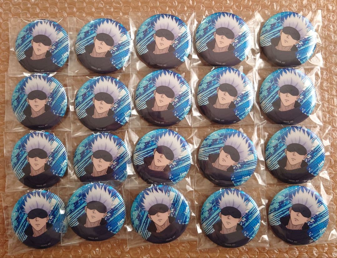 ２０個★五条悟　呪術廻戦 ラメキラカンバッジB