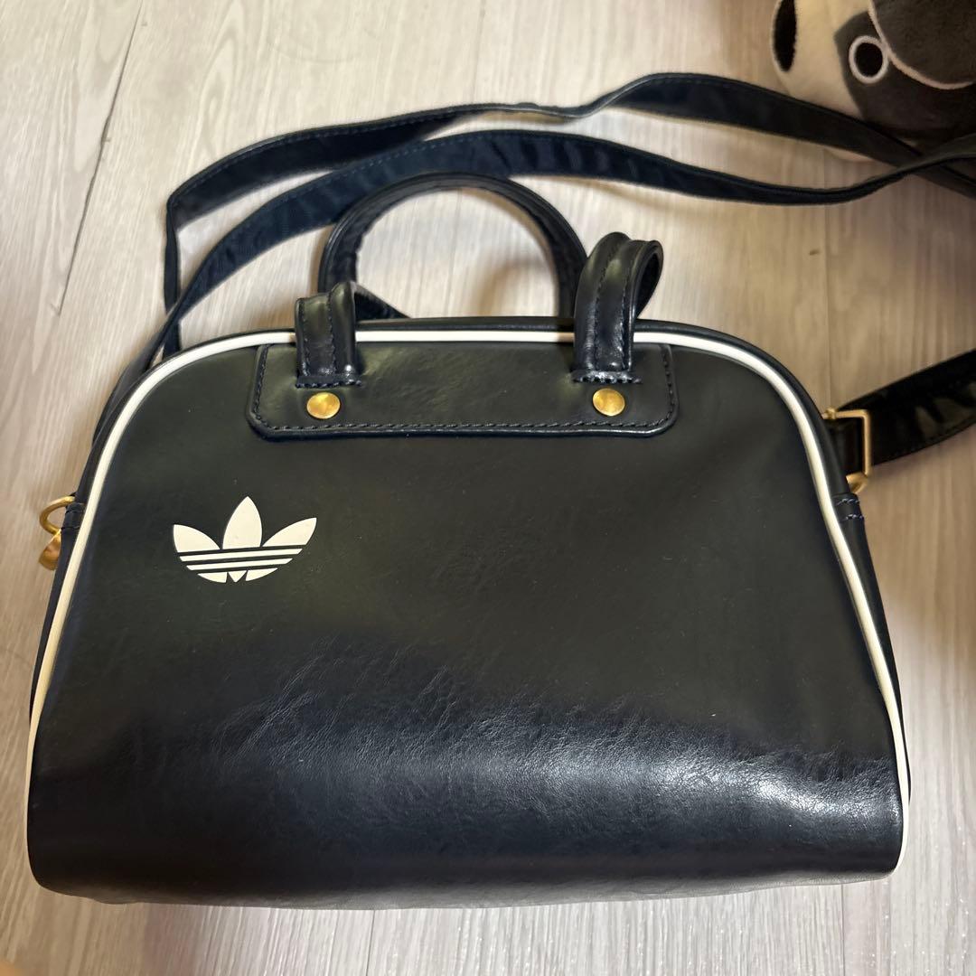 チ*場様 ミニ ボウリングバッグ アディダスオリジナルス ショルダーバッグ ボス