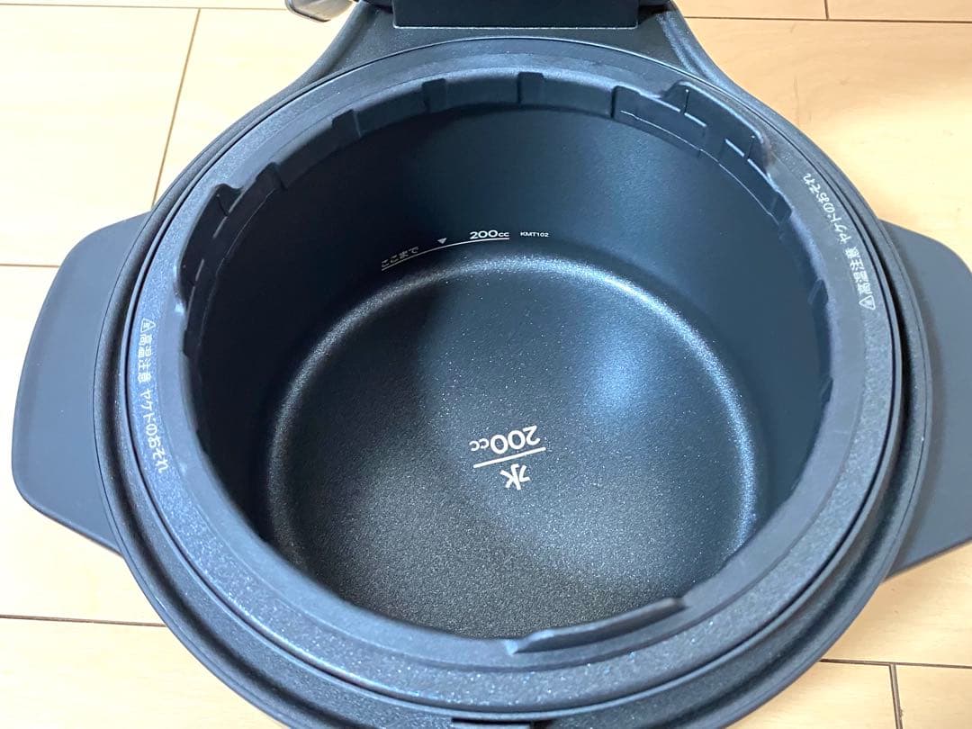 バルミューダ BALMUDA K03A-BK 炊飯器 黒 ブラック 3合