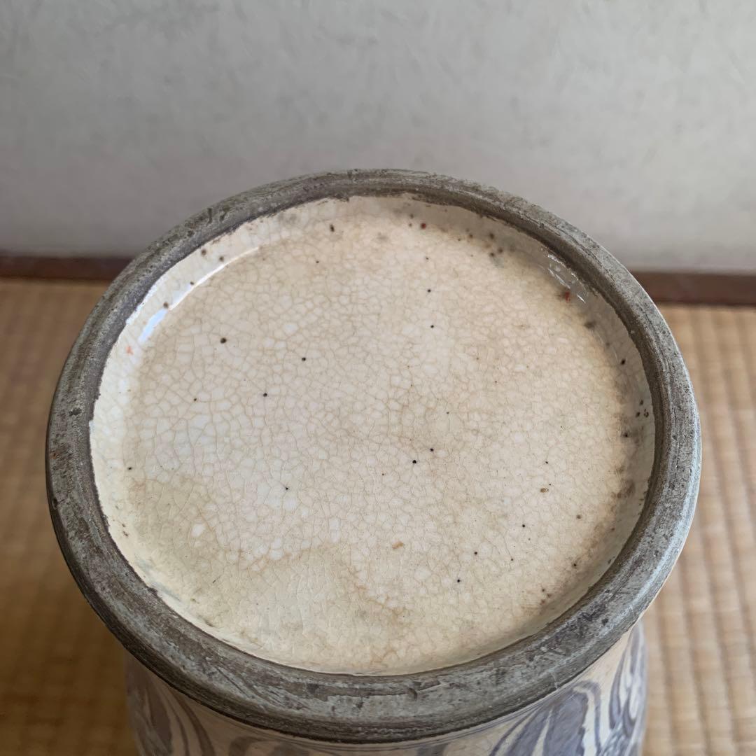 中国清時代染付壺