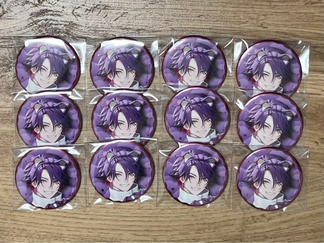 お*ょ様 渡会雲雀 Pajama Party!　パジャマパーティー 缶バッジ