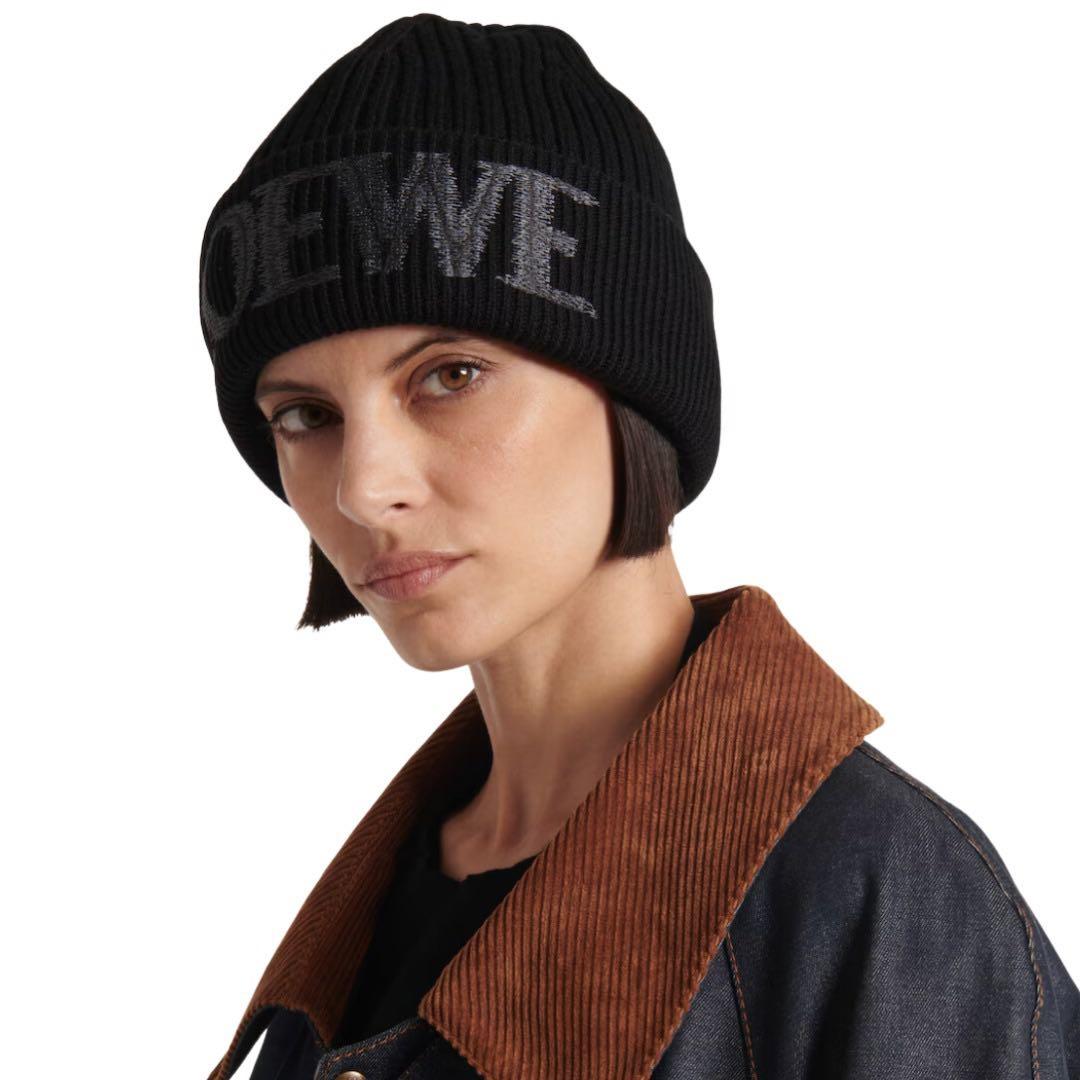 ラスト1点！LOEWE ロエベ ウール ビーニー ニット帽