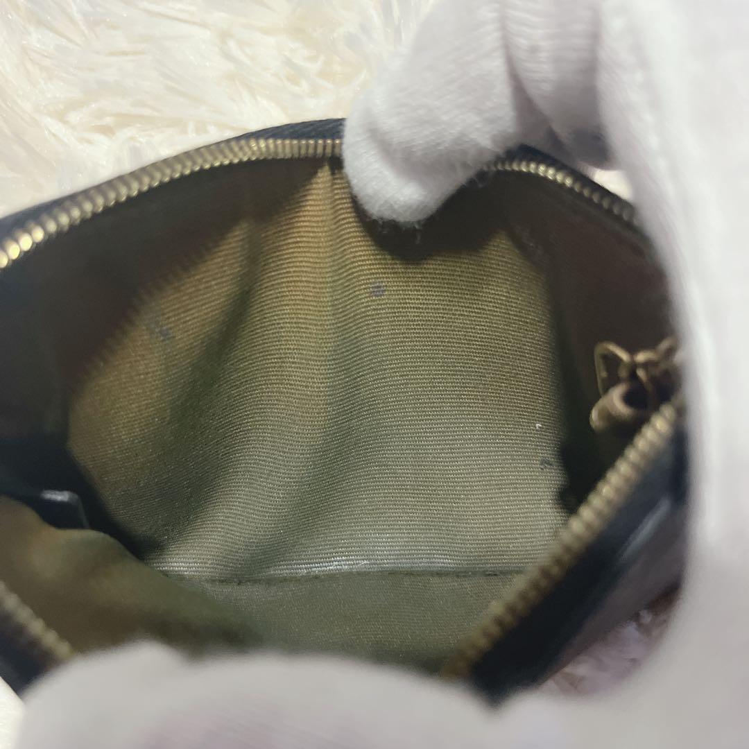 ルイ様 鑑定済・美品セリーヌ　トリオンフ　ロゴ　フック付き　ケース　PVC