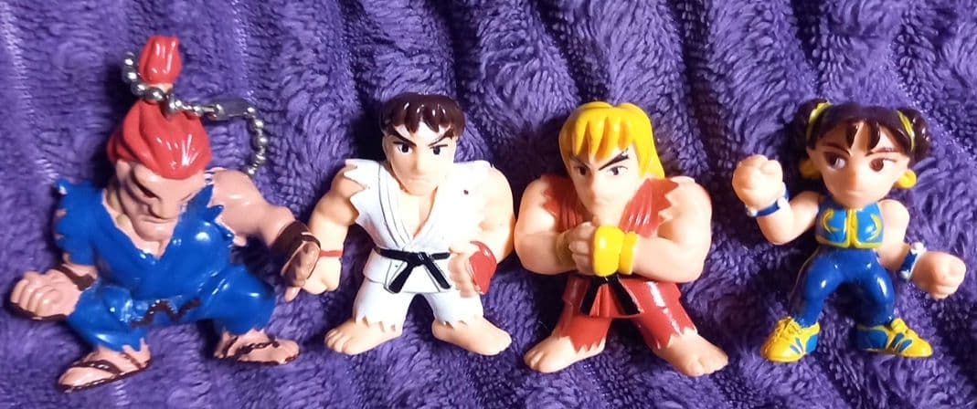 ストリートファイター ミニミニフィギュアセット✨当時物✨４体セット✨
