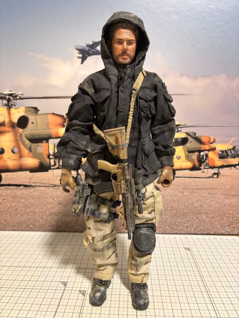 ミリタリーフィギュア damtoys 12インチ sfod カスタム